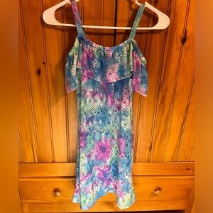 JUSTICE Multicolor Swim Cover Size 12/14 (Girls)